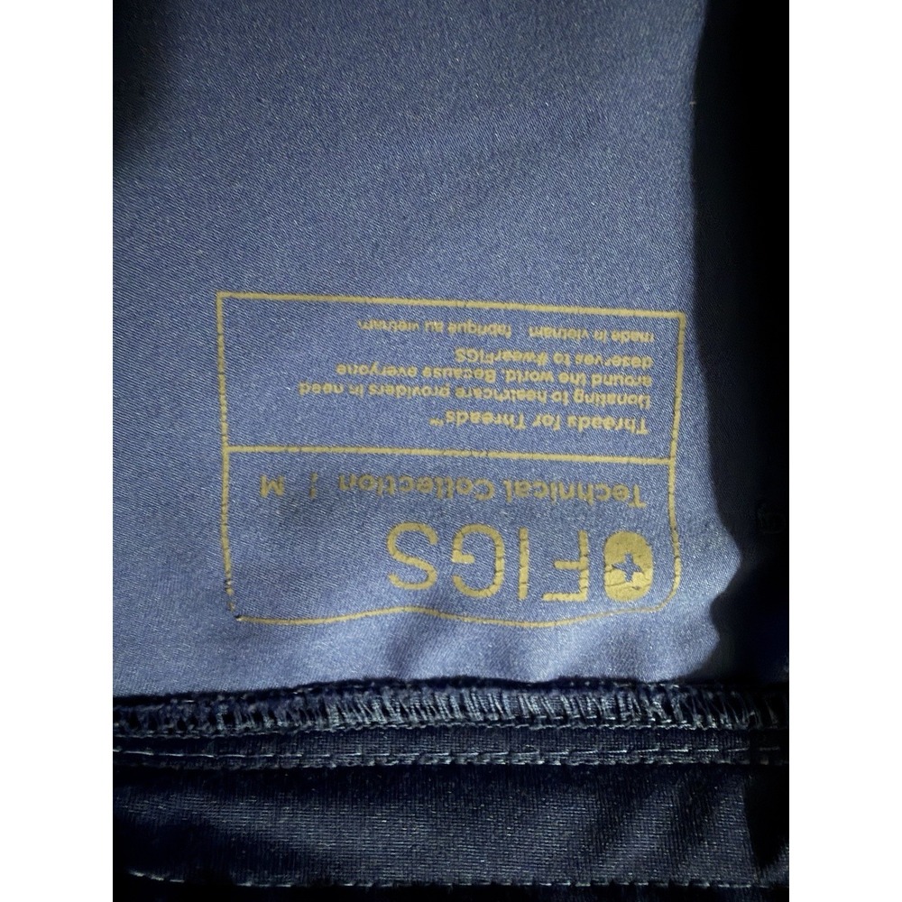 Figs Women's Size Medium Royal Blue High Rise Zamora Scrub Pants - Picture 5 of 5